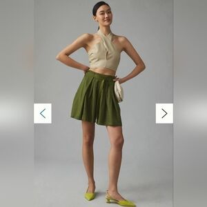 Tiny Elements Pleated Shorts Sz XS Anthropologie